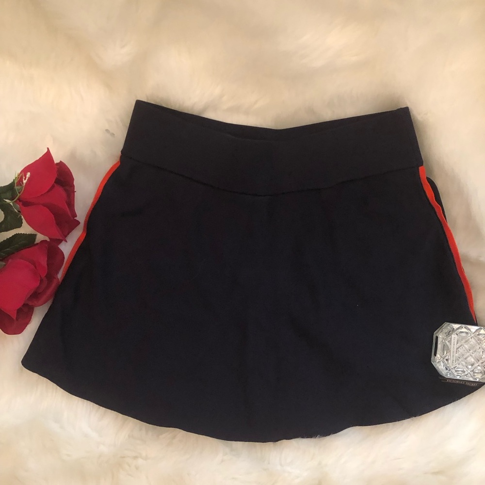 NWT ZARA Knit mini skirt dark blue Small